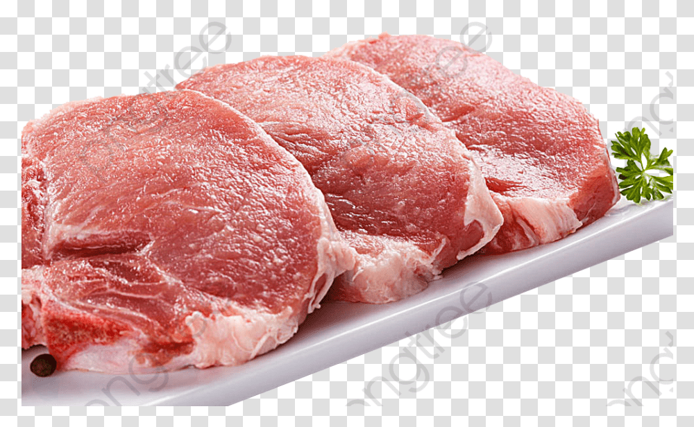 Meat Clipart Pork, Food, Steak, Plant Transparent Png