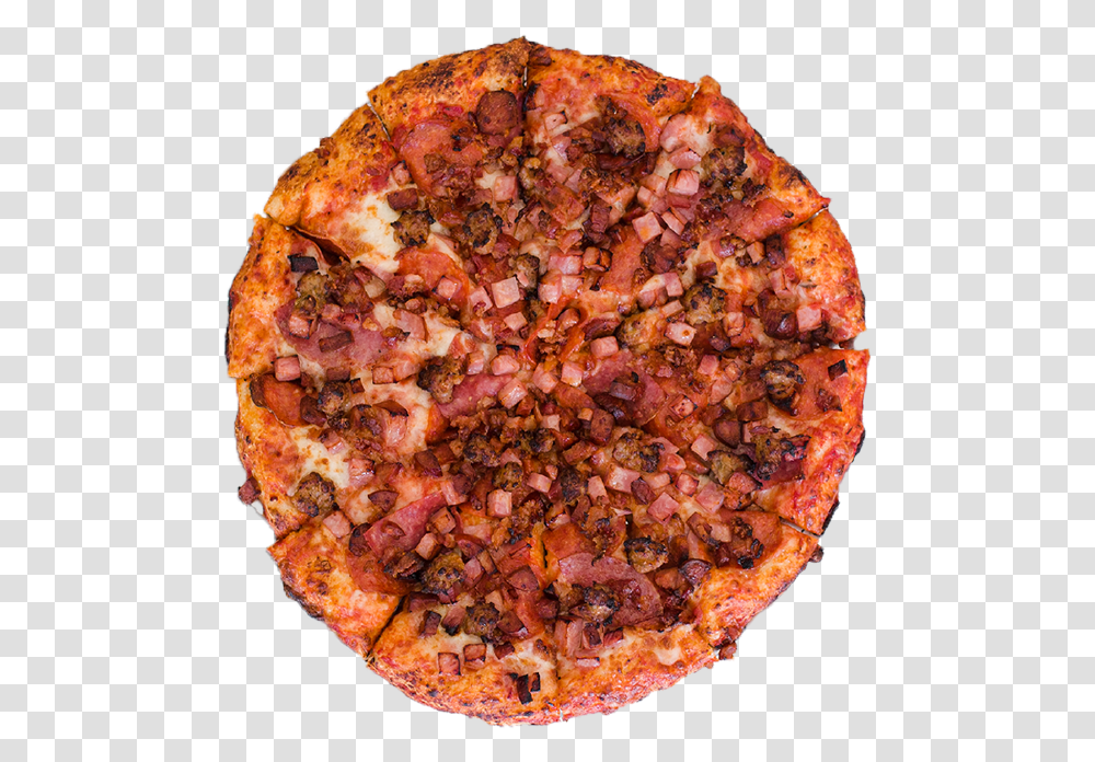 Meat Pizza Baked Goods, Food, Pork, Plant, Ham Transparent Png