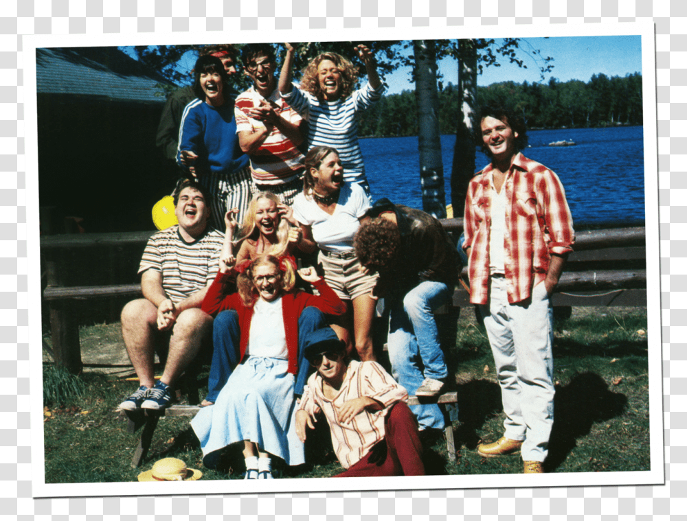 Meatballs Movie 1979 Behind The Scenes, Person, Pants, Shoe Transparent Png
