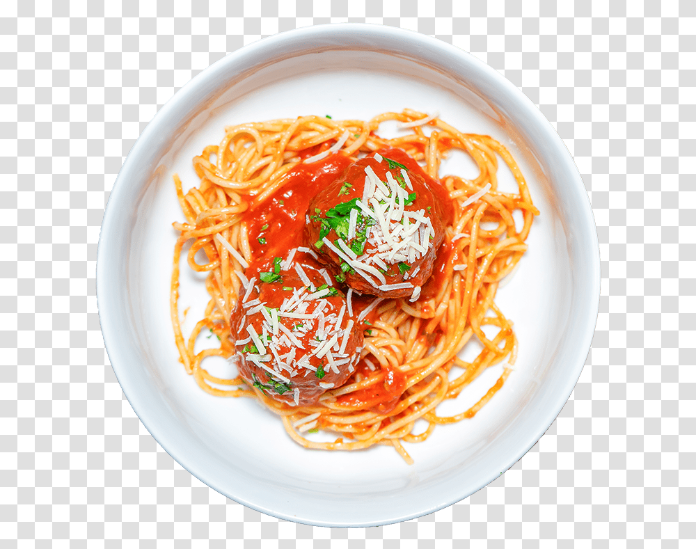 Meatballs Pasta Al Pomodoro, Spaghetti, Food, Meal, Dish Transparent Png