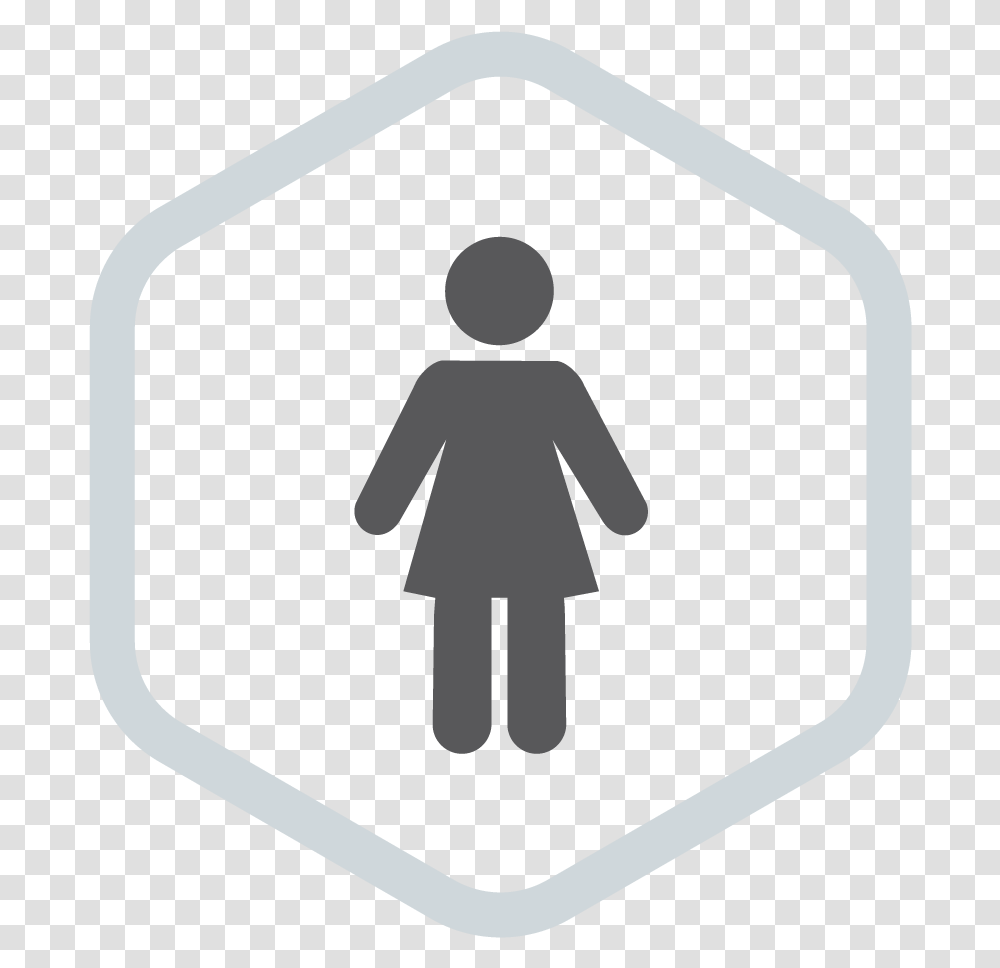 Mec Bridgewell Icons 2018 Female Traffic Sign, Logo, Trademark Transparent Png