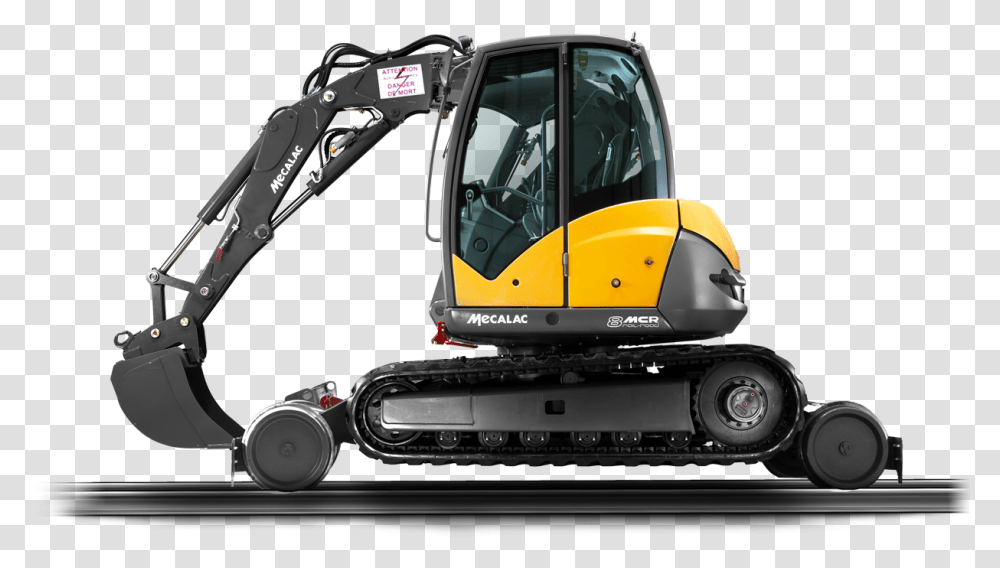 Mecalac, Vehicle, Transportation, Tractor, Bulldozer Transparent Png