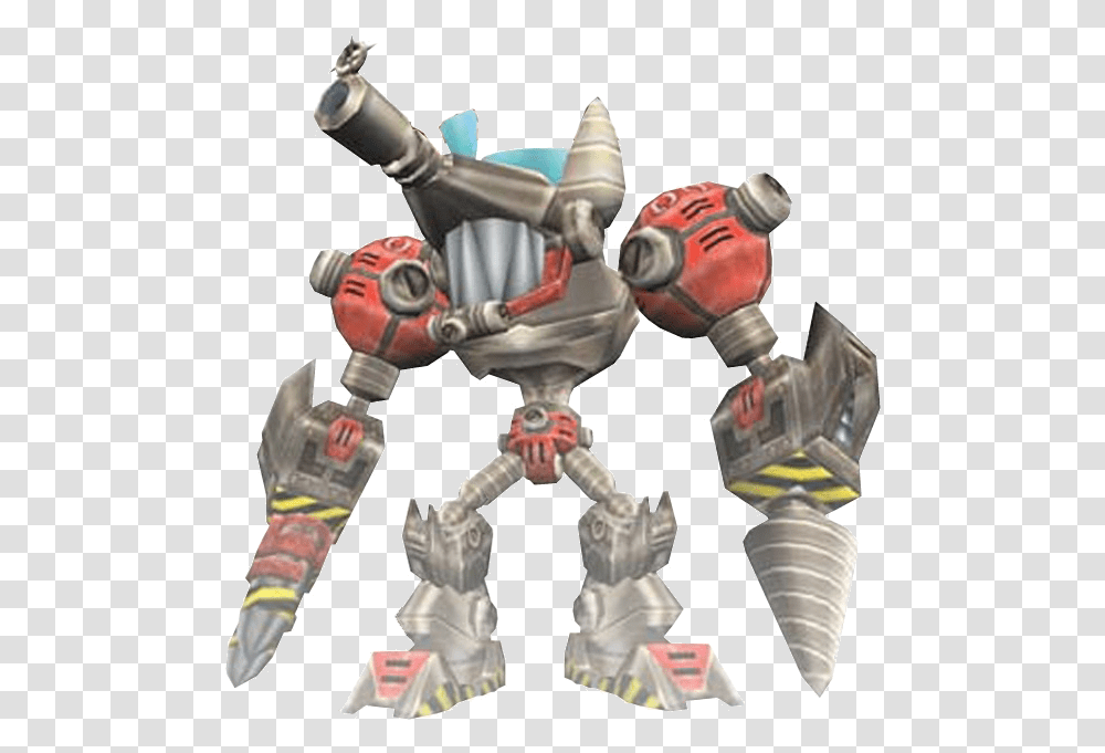 Mecha Bendicoot With Drill Action Figure, Robot, Person, Human, Toy Transparent Png