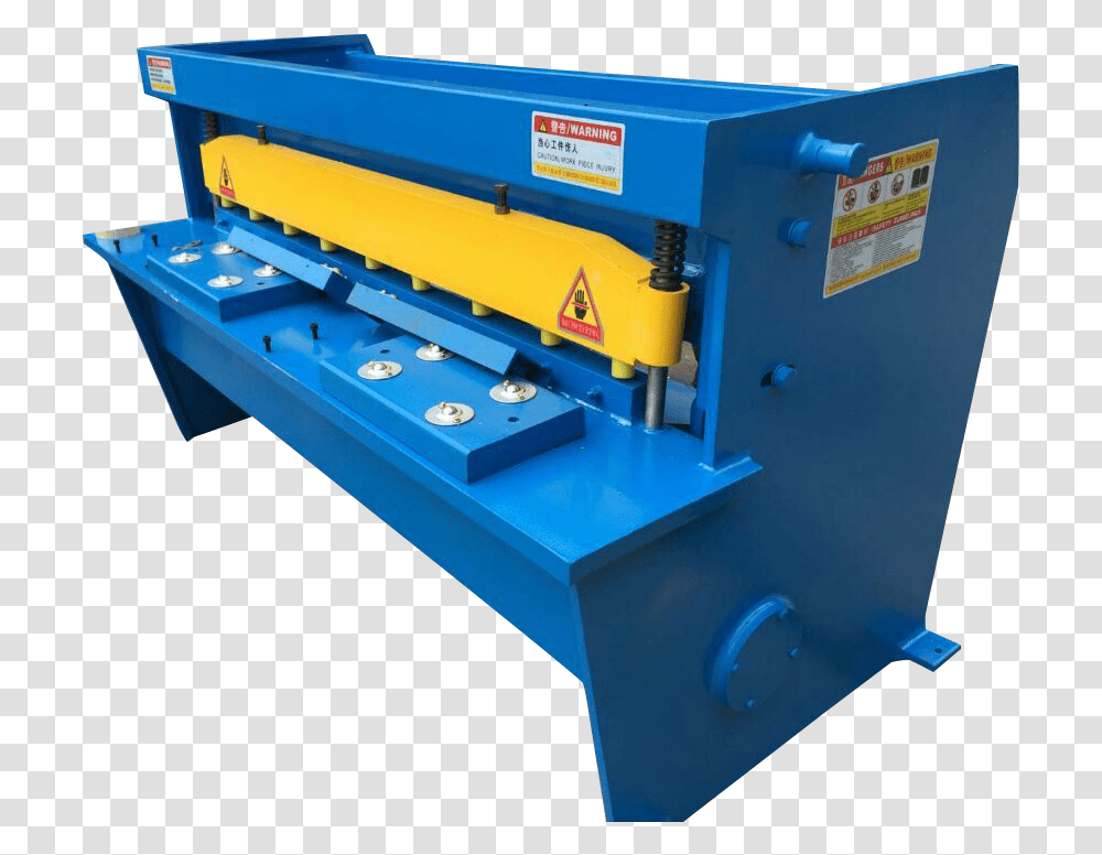 Mechanical Guillotine Metal Cutting Machine Q11 6x1500steel Machine, Tool, Handsaw, Hacksaw, Toy Transparent Png