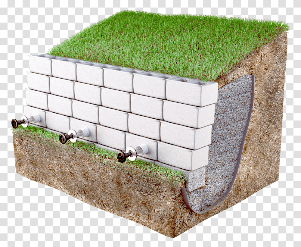 Mechanically Stabilized Earth, Box, Water, Plant, Vegetation Transparent Png