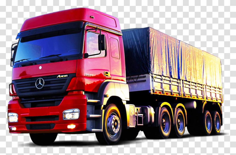 Mecnica De Caminhes Mercedes Benz, Truck, Vehicle, Transportation, Trailer Truck Transparent Png