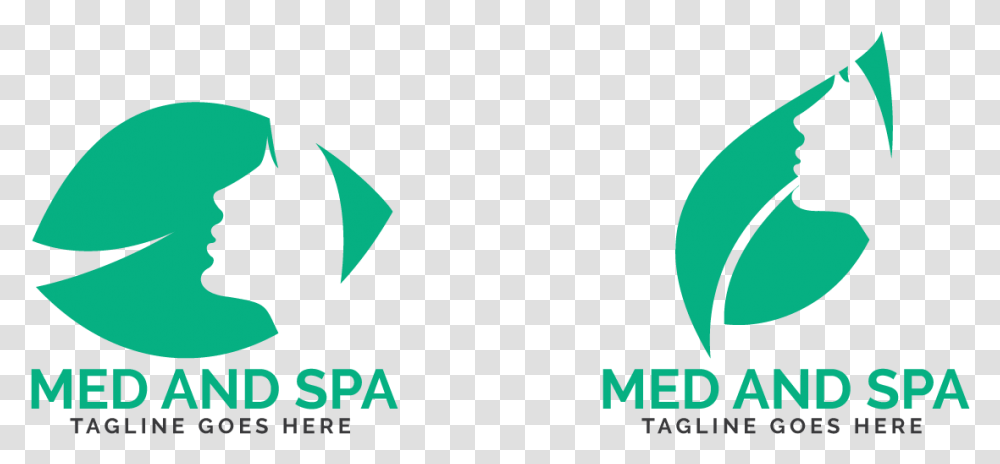 Med And Spa Logo Design Graphic Design, Poster, Crowd Transparent Png