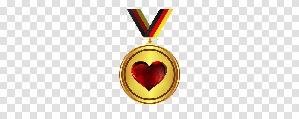Medal Emotion, Gold, Pendant, Locket Transparent Png