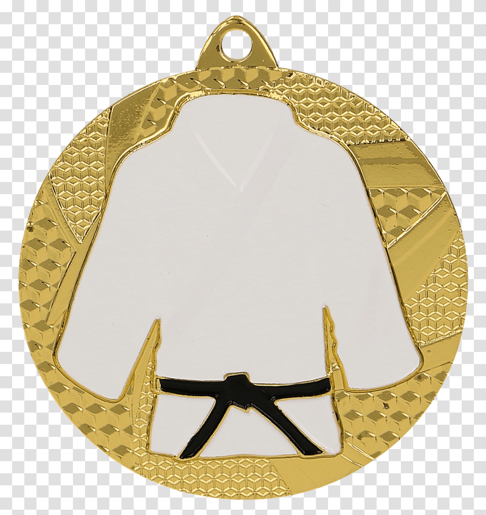 Medal 50 Mm Judokarate 1st Place Gold, Trophy, Gold Medal, Bracelet, Jewelry Transparent Png