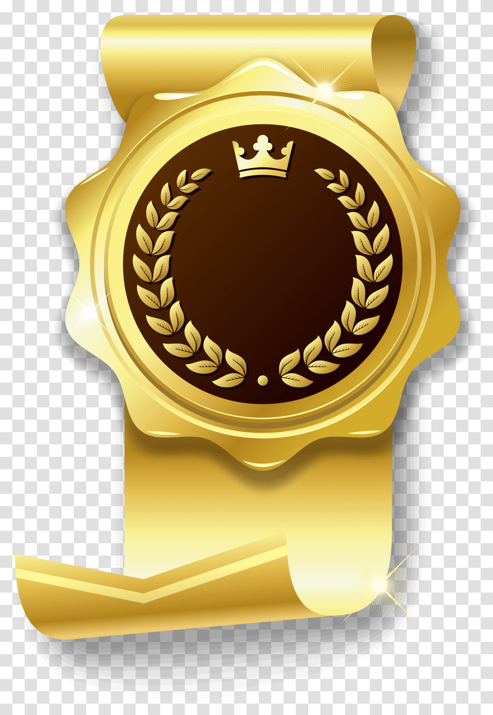 Medal Free Download Seal, Logo, Trademark, Gold Transparent Png