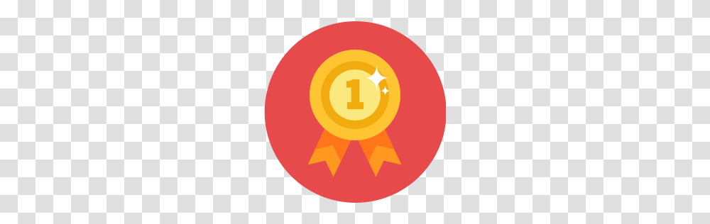 Medal Icon Simple Flat, Trophy, Gold, Logo Transparent Png