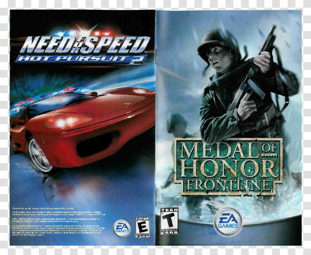 Medal Of Honor Frontline Cover, Car, Vehicle, Transportation, Automobile Transparent Png