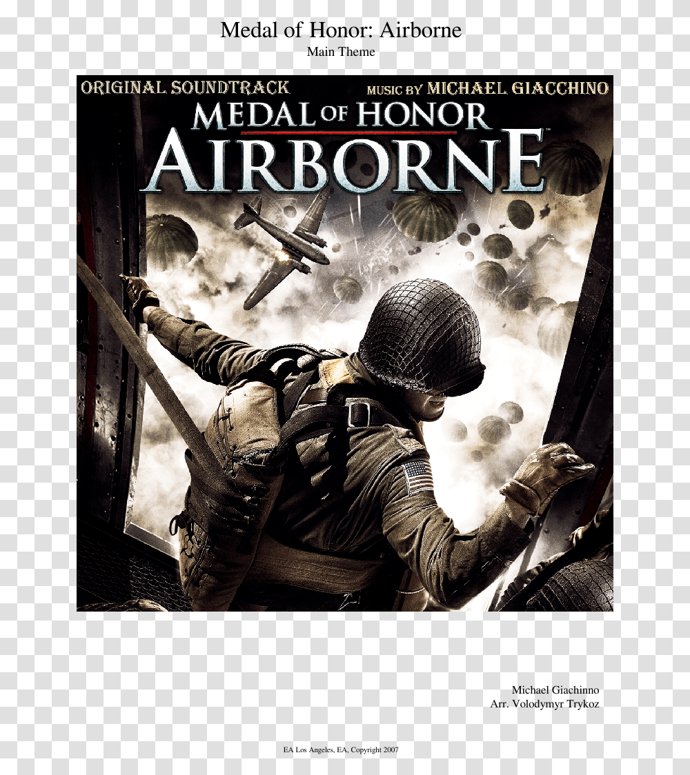 Medal Of Honor Medal Of Honor Airborne, Poster, Advertisement, Person, Human Transparent Png