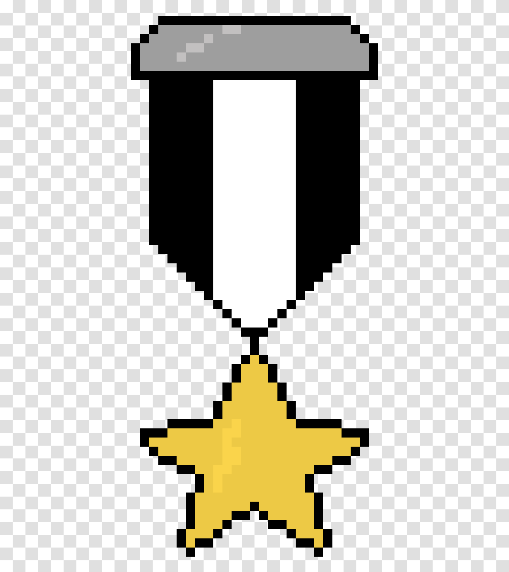 Medal Of Honor Pixel Art 8 Bit Star Original Super Mario Bros Star, Symbol, Text, Tie, Accessories Transparent Png
