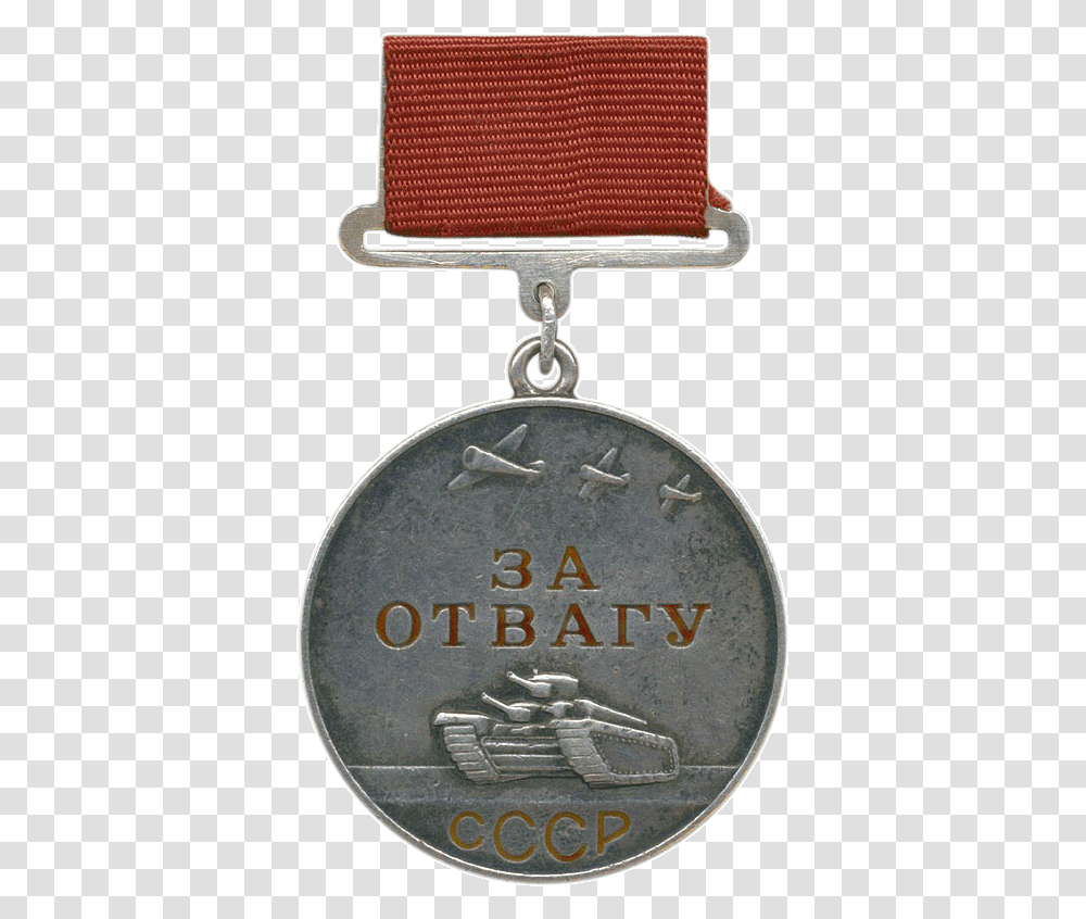 Medal Of Valour Soviet Union Soviet Medal, Locket, Pendant, Jewelry, Accessories Transparent Png