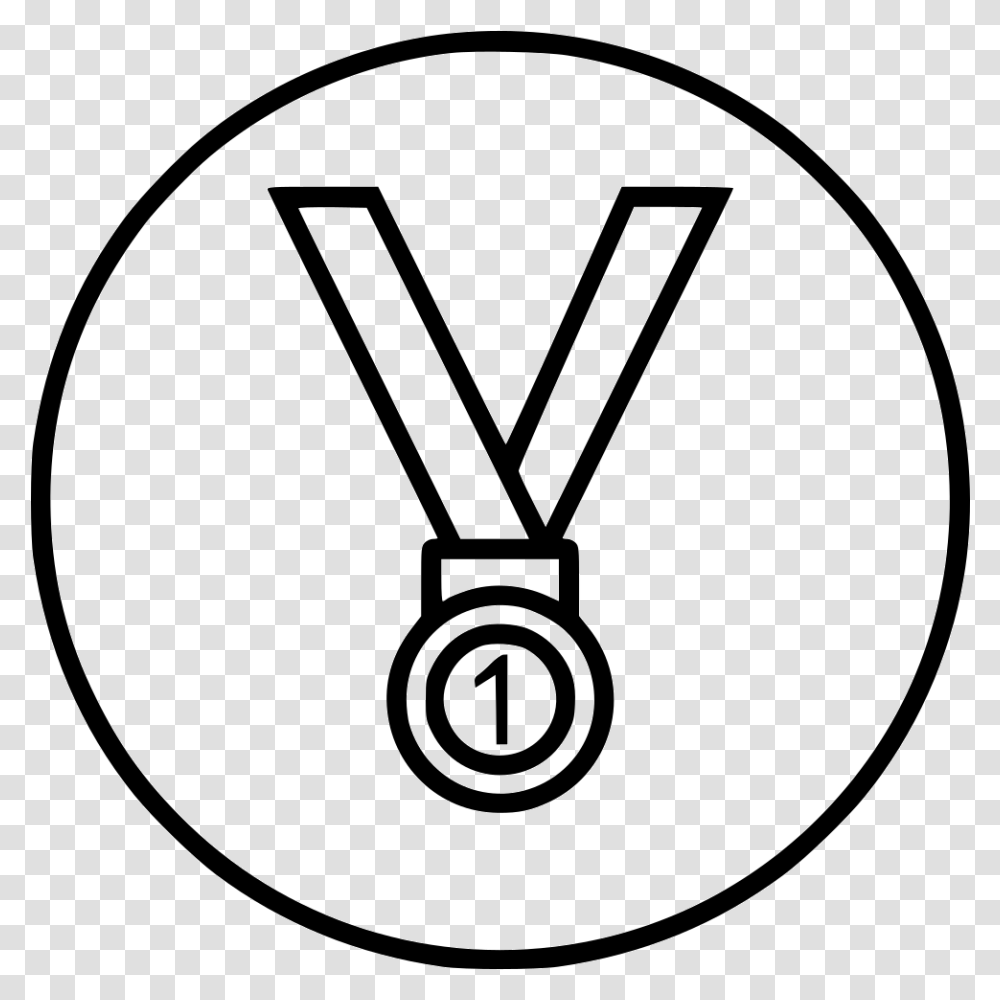 Medal Position Trophy Winner Gold First Award Comments Medal Black And White Clipart, Lawn Mower, Tool, Gold Medal Transparent Png