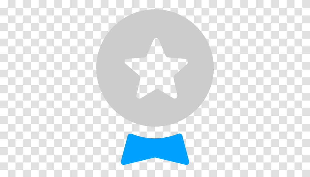 Medal Silver Sports Medal Icon With And Vector Format, Star Symbol, Moon, Outer Space Transparent Png