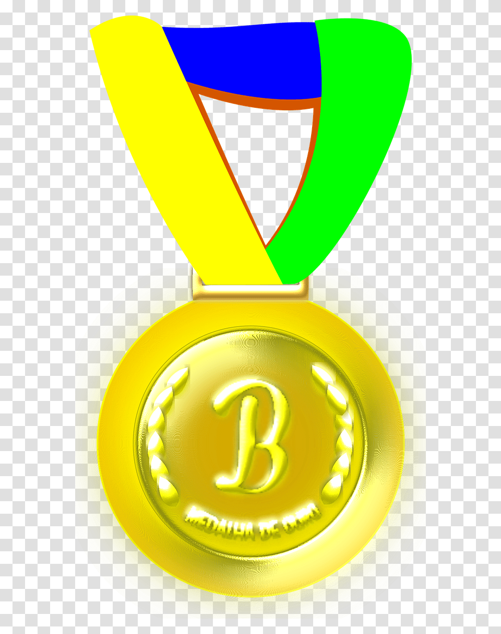 Medalha Brasil, Trophy, Gold, Gold Medal Transparent Png