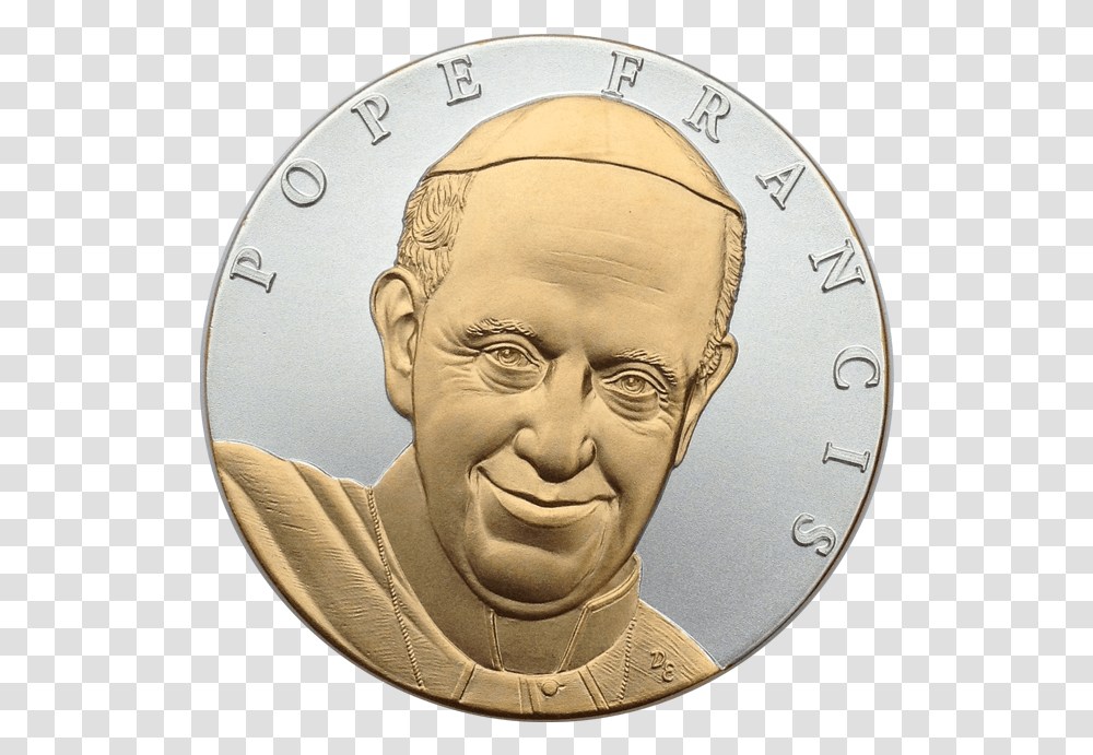 Medals Silver Pope, Money, Coin, Person, Human Transparent Png