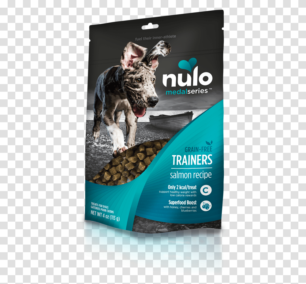 Medalseries Training Treats Salmon RecipeData Zoom Nulo Medalseries Adult Dog Food, Poster, Advertisement, Flyer, Paper Transparent Png