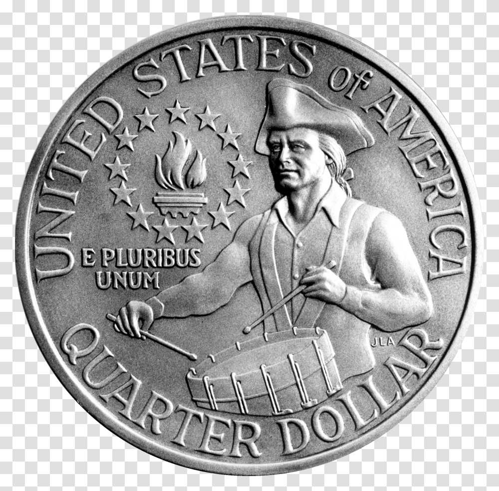 Medalsilver Medal Bicentennial Quarter Value, Person, Human, Coin, Money Transparent Png