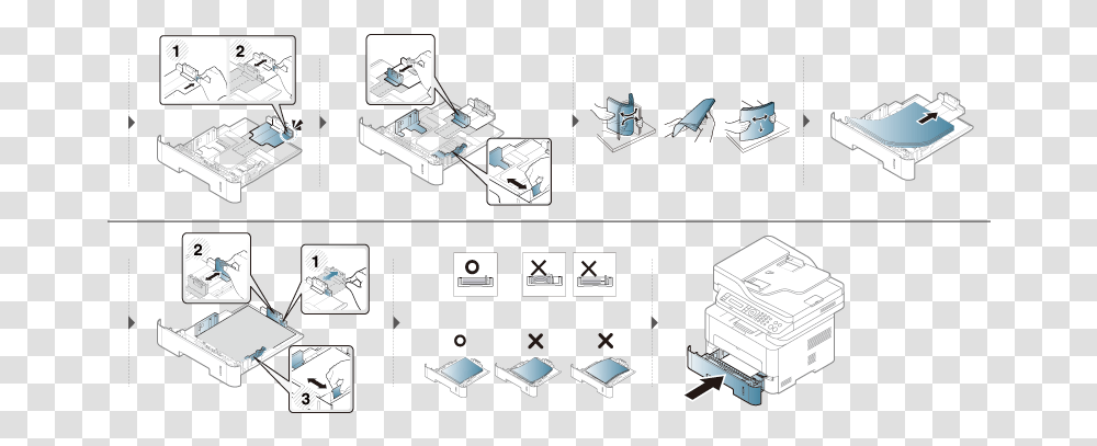 Media And Tray Samsung C480 Thick Paper, Text, Diagram, Collage, Poster Transparent Png