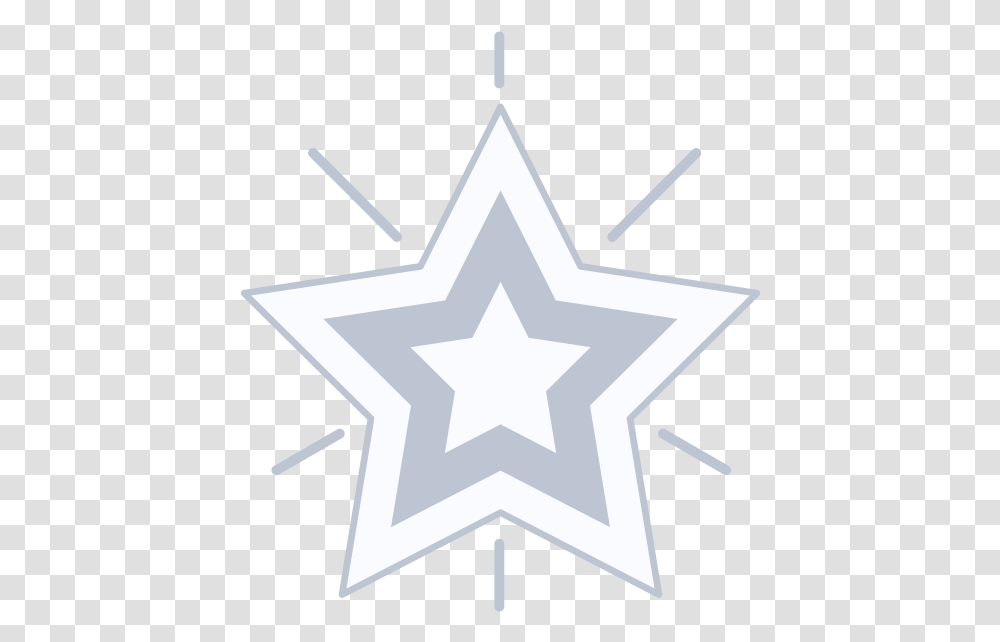Media Coverage Gray Boxing Glove With Star Clip Art, Cross, Star Symbol Transparent Png