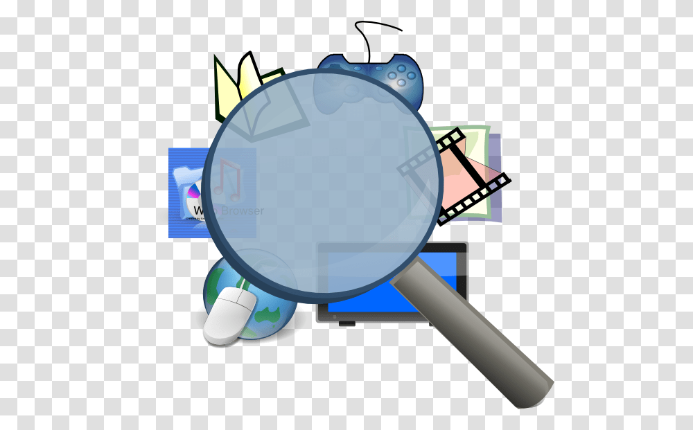 Media Detective Clip Art, Magnifying Transparent Png