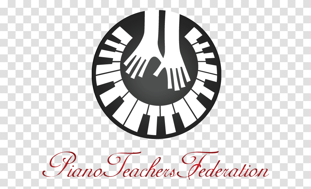 Media Downloads Piano Teachers Federation Logo, Symbol, Trademark, Text, Stencil Transparent Png