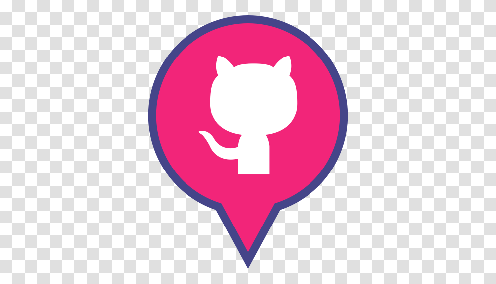 Media Logo Pin Social Github Icon Github Logo, Cat, Pet, Mammal, Animal Transparent Png