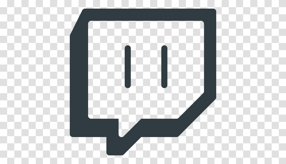 Media Logo Social Twitch Icon, Sign, Hand Transparent Png