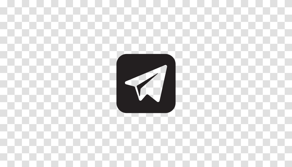 Media Message Social Telegram Icon, Logo, Trademark, Recycling Symbol Transparent Png
