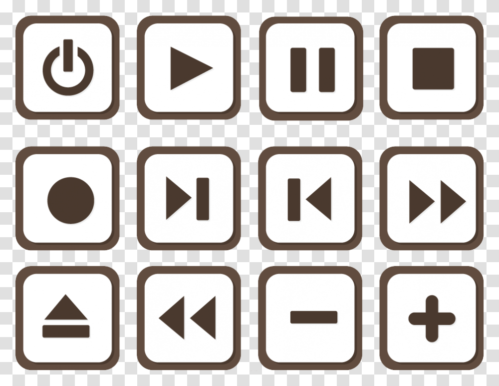 Media Player Control Icons, Electronics, Calculator, Number Transparent Png