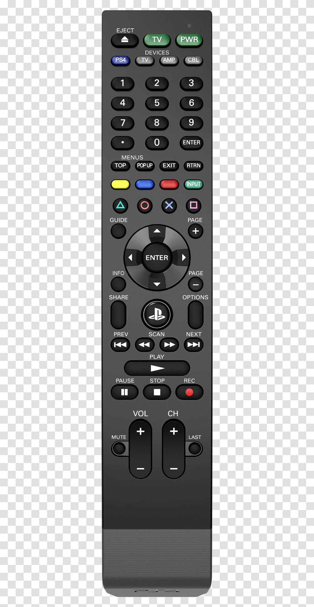 Media Remote For Playstation, Electronics, Remote Control, Computer Keyboard, Computer Hardware Transparent Png