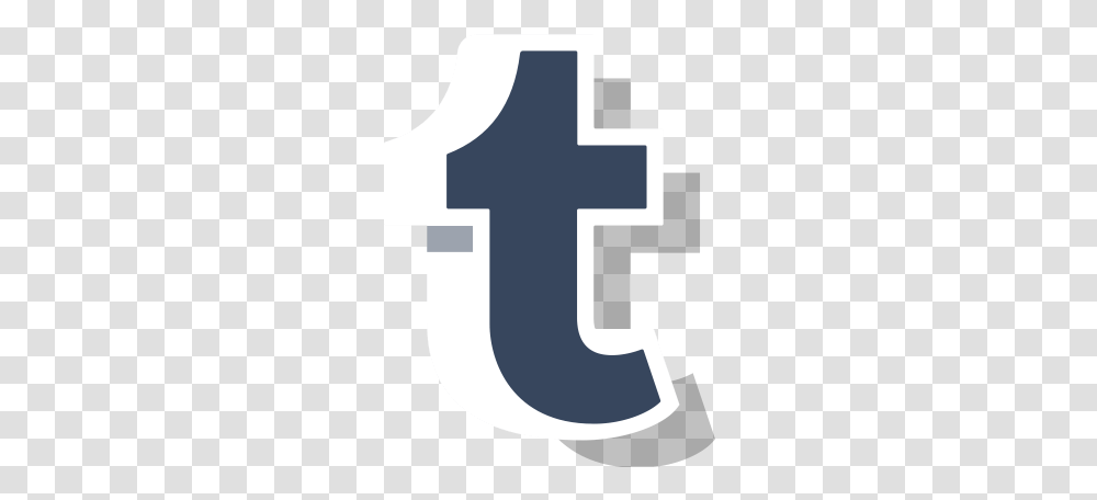 Media Social Online Tumblr Logo Logo Tumblr, Cross, Symbol, Alphabet, Text Transparent Png