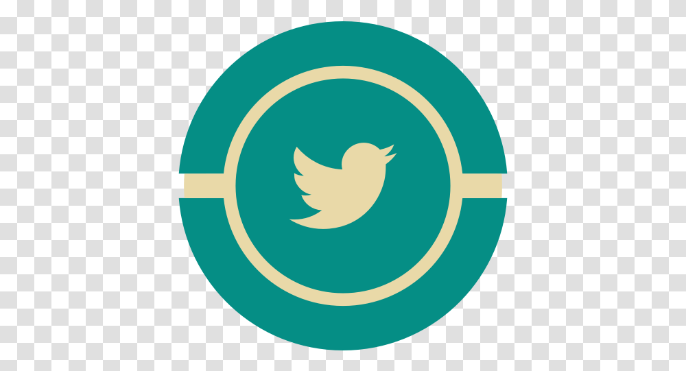 Media Social Twitter Vintage Icon Vintage Chrome Logo, Symbol, Trademark, Bird, Animal Transparent Png