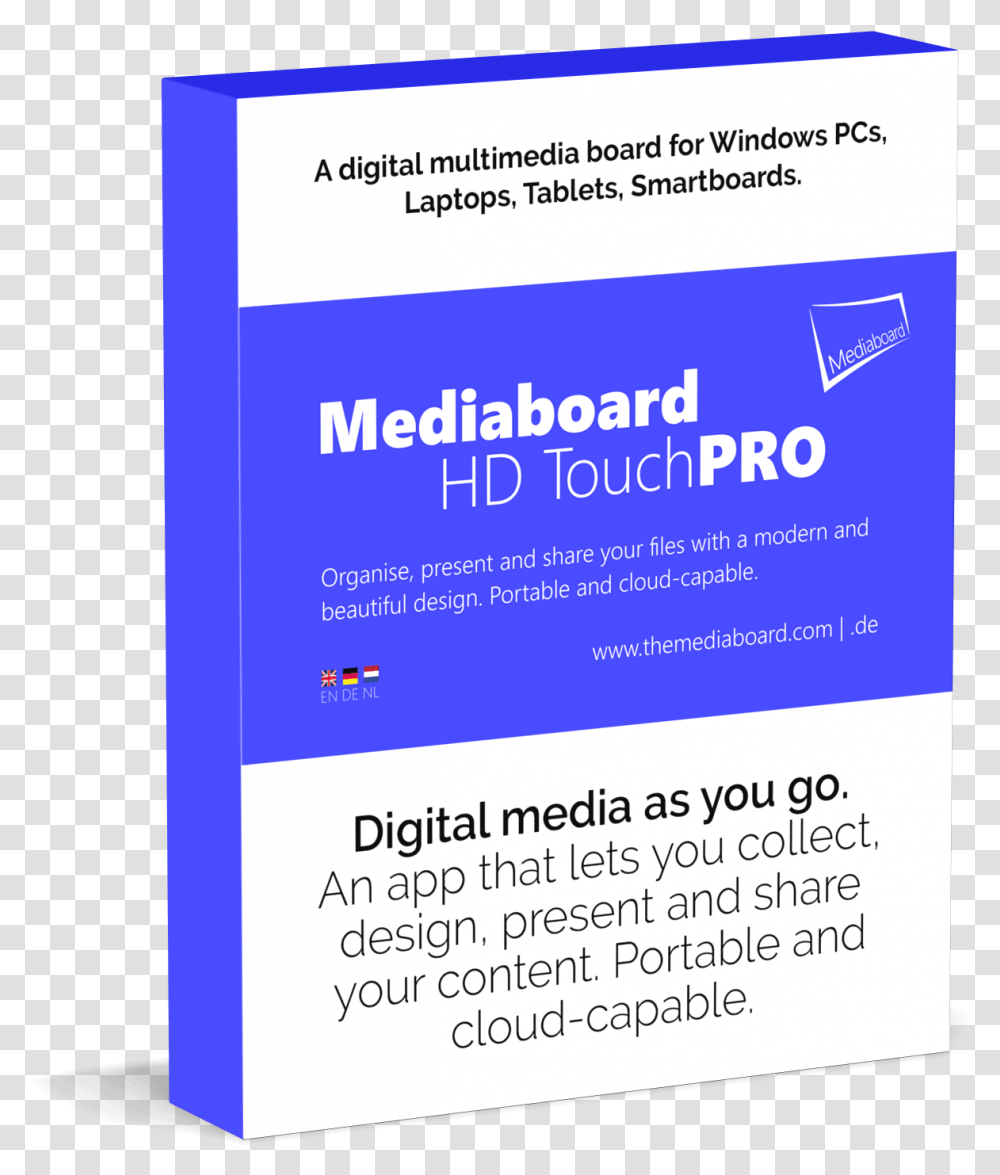 Mediaboard Hd Touch Pro C20 Document, Text, Flyer, Poster, Paper Transparent Png