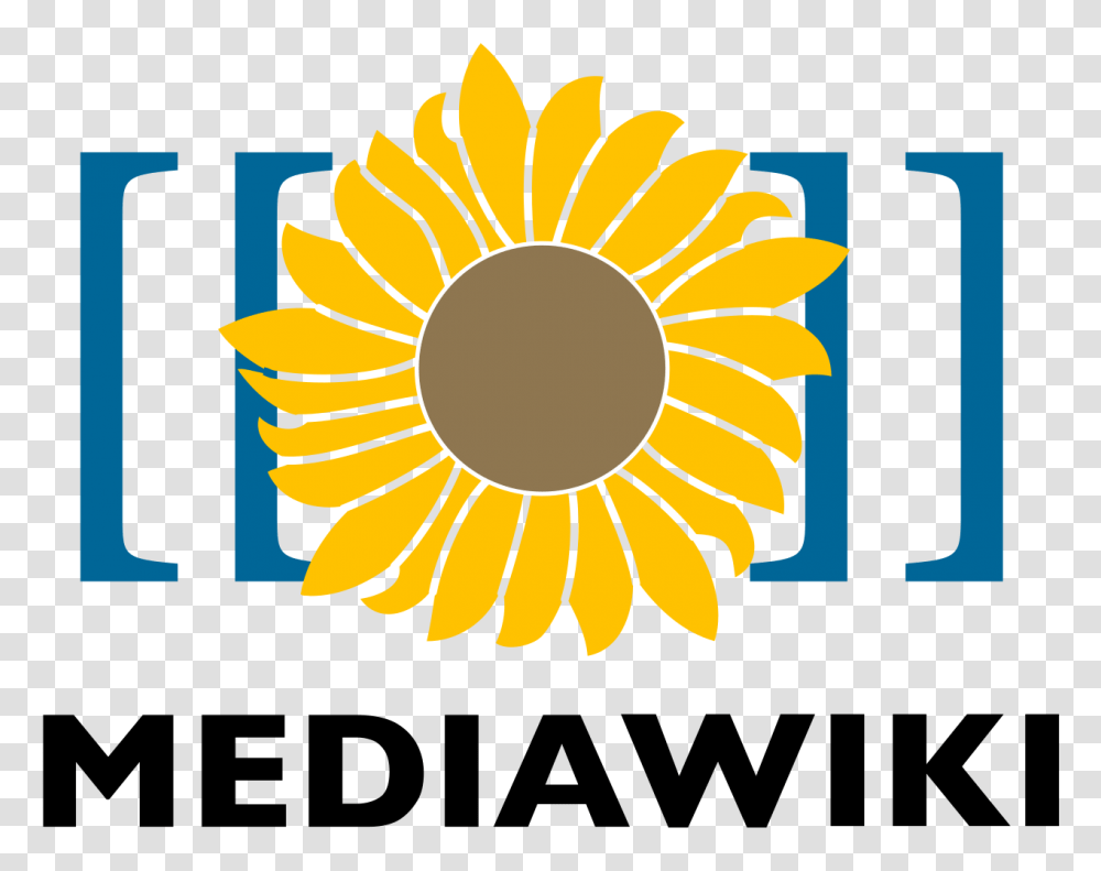 Mediawiki Logo Reworked Embroidery, Nature, Outdoors, Flower, Plant Transparent Png