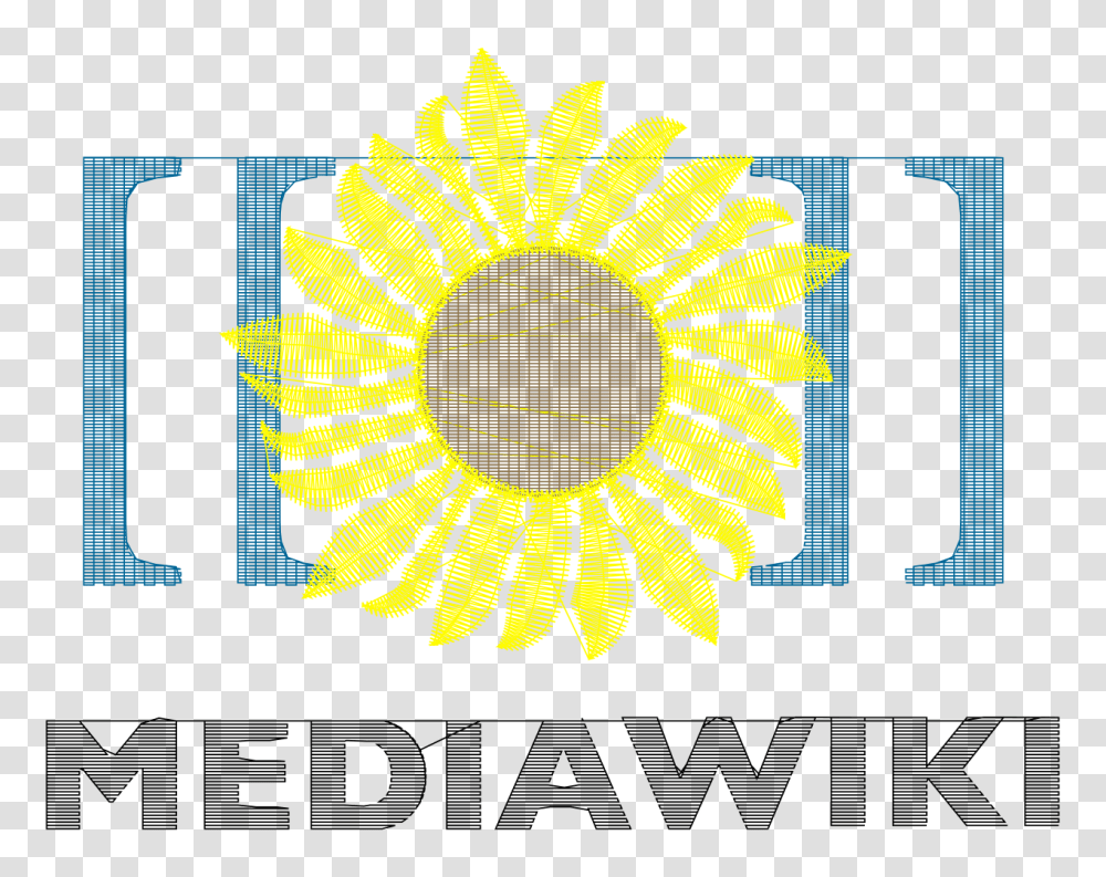 Mediawiki Logo Reworked Embroidery Satin Stitches Transparent Png