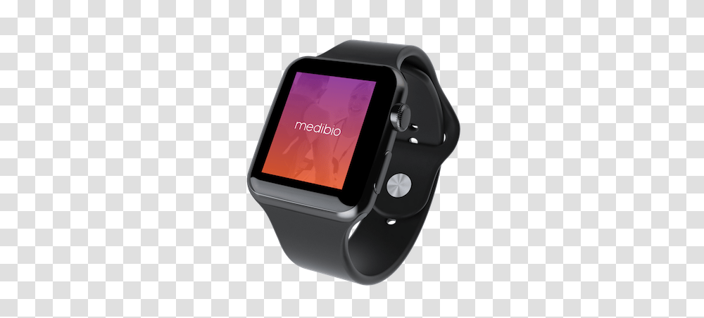 Medibio Releases New App On Apple Watch Links Biometric Markers, Wristwatch, Mobile Phone, Electronics, Cell Phone Transparent Png