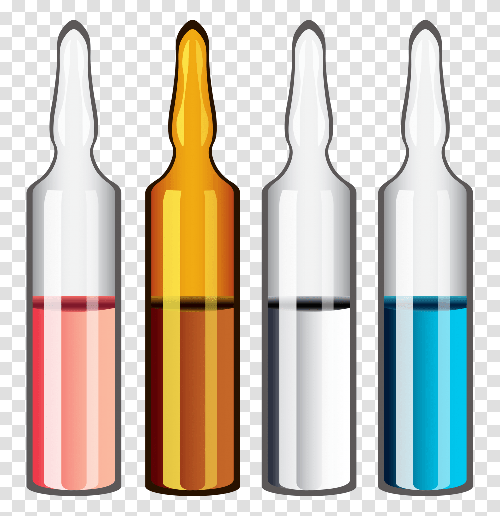 Medical Ampoules Clipart, Marker, Crayon Transparent Png