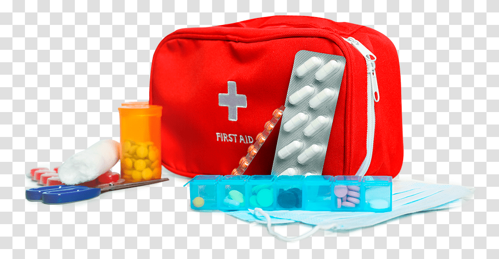 Medical Bag, First Aid, Medication, Furniture, Pill Transparent Png