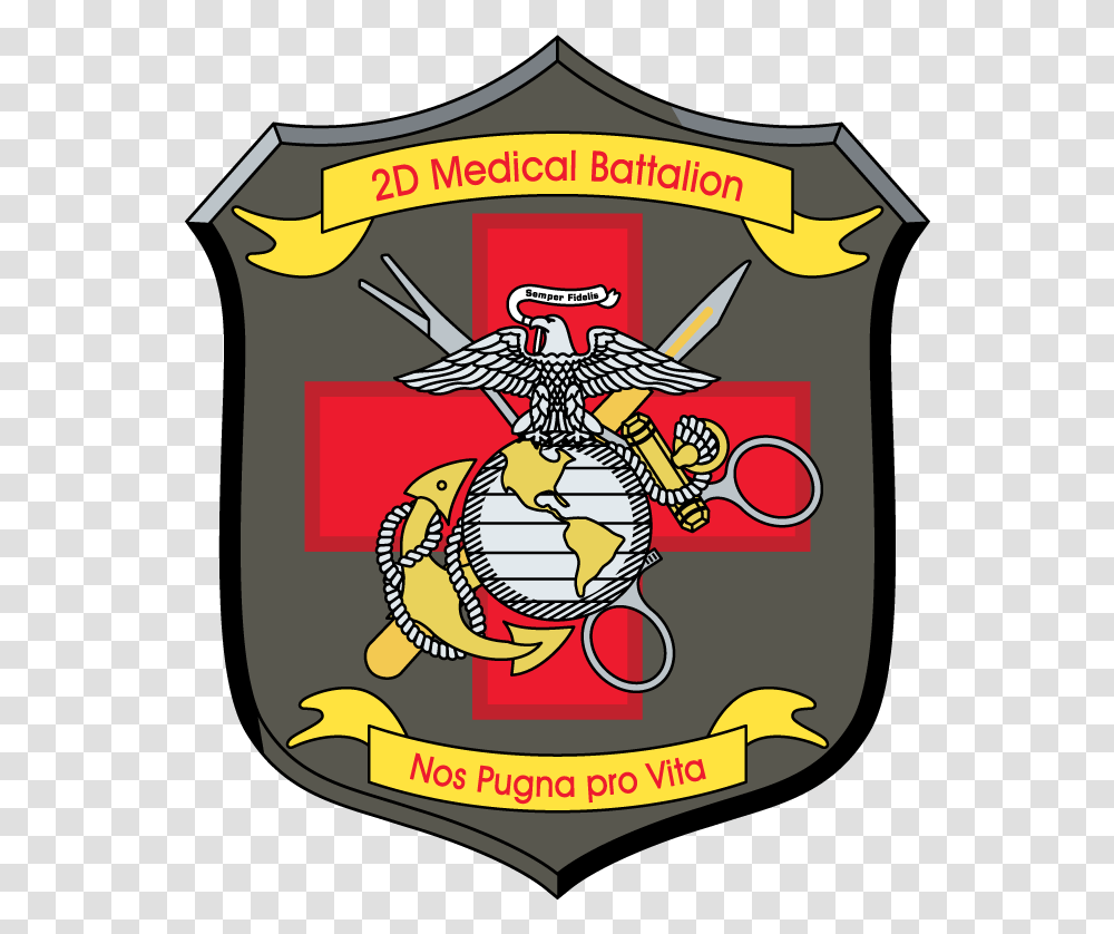Medical Battalion Nos Pugna Pro Vita And Anchor, Symbol, Emblem, Logo, Trademark Transparent Png