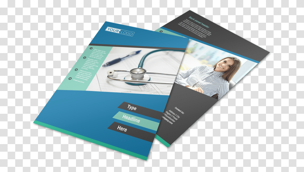 Medical Billing Flyer Template Preview Brochure For Security Services, Advertisement, Poster, Paper, Person Transparent Png