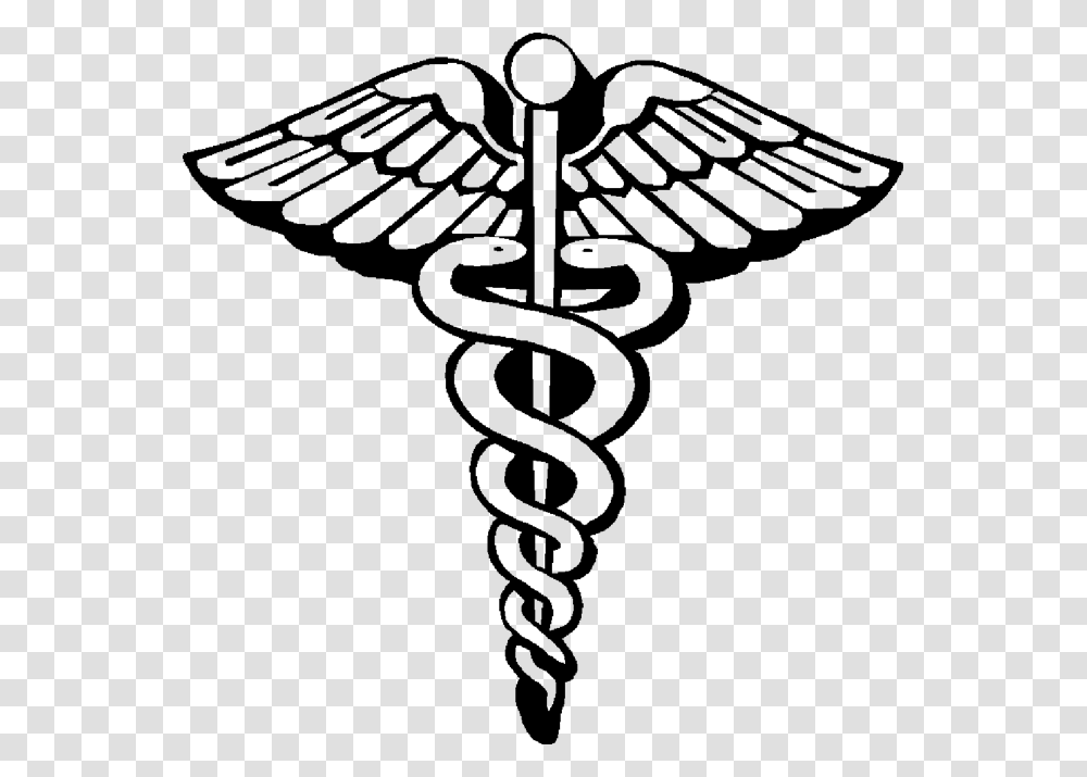 Medical Caduceus Clipart, Emblem, Stencil, Gun Transparent Png