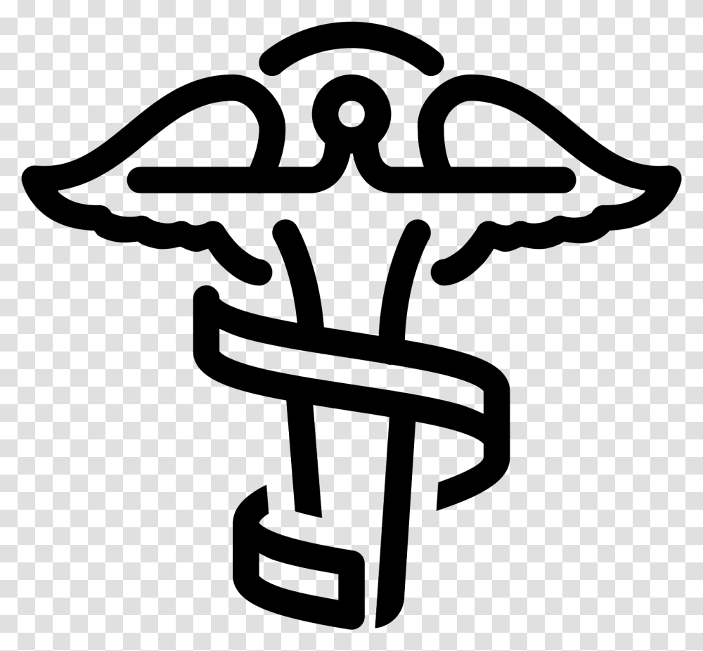 Medical Caduceus Icon Chiropractor, Gray, World Of Warcraft Transparent Png