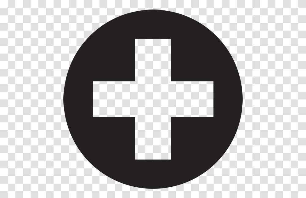 Medical Cross Black And White, First Aid, Logo, Trademark Transparent Png