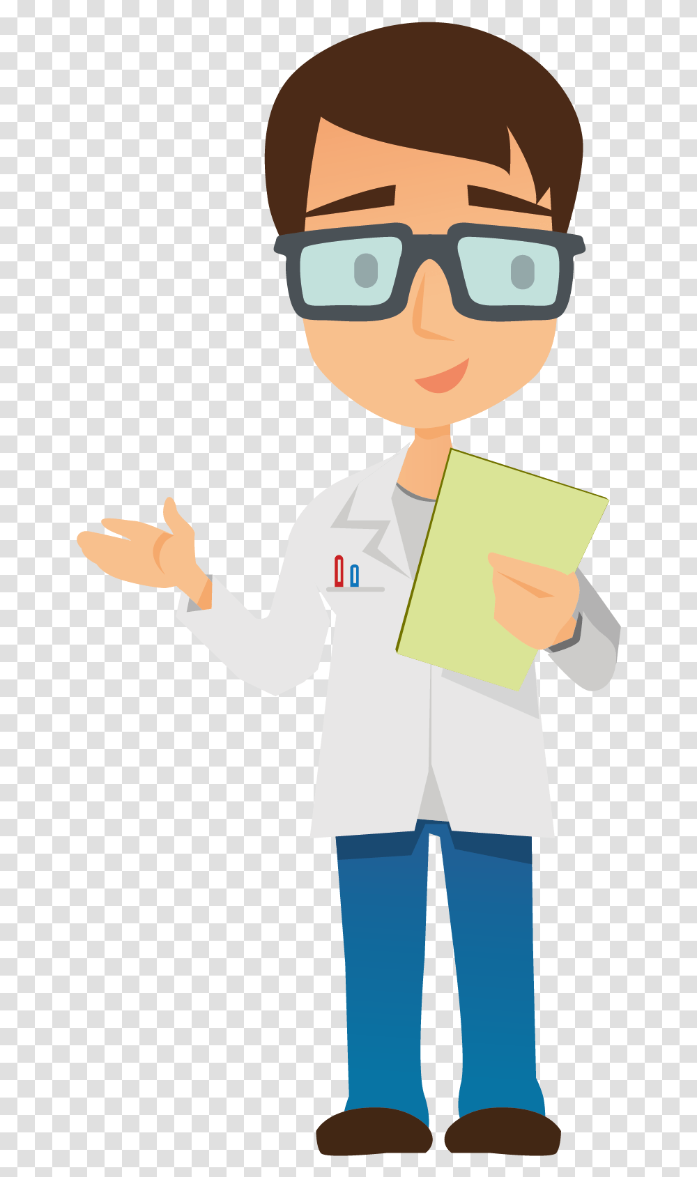 Medical Doctor Cartoon, Lab Coat, Apparel, Person Transparent Png