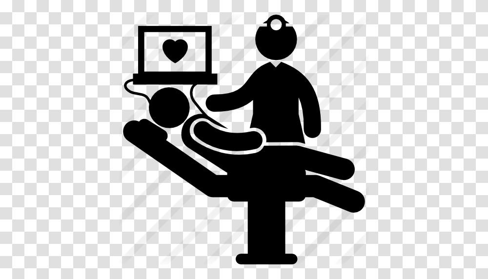 Medical Doctor In Patient Heart Check, Gray, World Of Warcraft Transparent Png