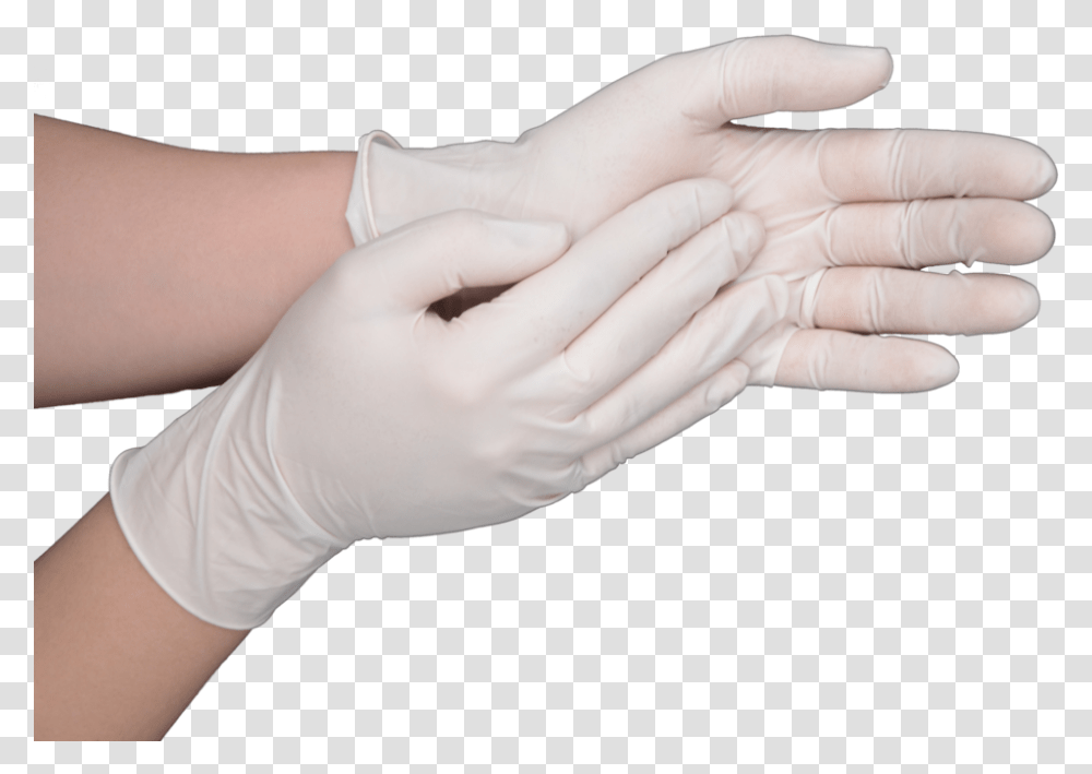 Medical Glove Download Latex Gloves Background, Apparel, Person, Human Transparent Png